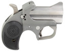 Bond Arms BARN Roughneck 45 ACP 2rd 2.50 in Stainless Steel Double Barrel & Frame, Rebounding Hammer, Blade Front/Fixed Rear Sights, Black Rubber Grip, Break-Action, Handgun