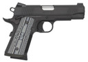 Colt Mfg O9840CCU Combat Unit CCO Commander 1911 Compact Frame 45 ACP 7+1, 4.25 in Stainless National Match Barrel, Black DLC SS Slide, Black Anodized Aluminum Frame w/Beavertail, Scalloped Gray G10 Grip, Pistol