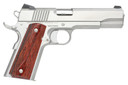 Dan Wesson 01889 Razorback 10mm Auto 8+1 5 in Match Grade Ramped Barrel, Stainless Steel Frame w/Beavertail, Serrated Stainless Steel Slide, Brushed Finish, Double Diamond Cocobolo Grip, Includes 2, Magazines, Pistol