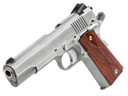 Dan Wesson 01889 Razorback 10mm Auto 8+1 5 in Match Grade Ramped Barrel, Stainless Steel Frame w/Beavertail, Serrated Stainless Steel Slide, Brushed Finish, Double Diamond Cocobolo Grip, Includes 2, Magazines, Pistol