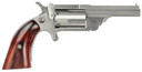 North American Arms 22MR250 Ranger II 22 WMR Caliber with 2.50 in Barrel, 5rd Capacity Cylinder, Overall Stainless Steel Finish & Wood Boot Grip , Revolver