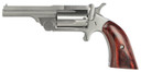 North American Arms 22MR250 Ranger II 22 WMR Caliber with 2.50 in Barrel, 5rd Capacity Cylinder, Overall Stainless Steel Finish & Wood Boot Grip , Revolver