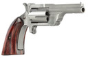 North American Arms 22MR250 Ranger II 22 WMR Caliber with 2.50 in Barrel, 5rd Capacity Cylinder, Overall Stainless Steel Finish & Wood Boot Grip , Revolver