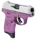 Ruger 3295 EC9s Compact Frame 9mm Luger 7+1, 3.12 in Black Steel Barrel, Aluminum Cerakote Serrated Steel Slide, Purple Polymer Frame, Purple Grip, Manual/Trigger Safety, Right Hand, Pistol