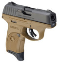 Ruger 3297 EC9s 9mm Luger Black Oxide Alloy Steel 3.12 in Barrel 7+1, FDE High Performance Glass-Filled Nylon Frame, Black Oxide Hardened Alloy Steel Slide, Pistol