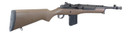 Ruger 5889 Mini-14 Tactical 5.56x45mm NATO 20+1 16.12 in Cold Hammer Forged d Barrel, Blued Receiver, Black Speckled Brown Hardwood Stock, Rifle