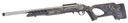 Ruger 8366 American Rimfire Target Full Size 22 LR 10+1 18 in Satin Stainless Threaded Bull Barrel, Satin Stainless Scope Rail Receiver, Black Wood Thumbhole Stock, Right Hand, Rifle