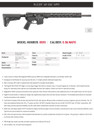 Ruger 8535 AR-556 MPR 5.56x45mm NATO 10+1 18 in Matte Black Nitride Threaded Barrel, Black Hard Coat Anodized Aluminum Receiver w/Picatinny Rail, 15 in M-LOK Handguard, Magpul SL Black Synthetic Stock, Black Polymer Grip, Right Hand, Rifle