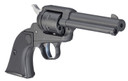 Ruger 2002 Wrangler 22 LR 6 Shot 4.62 in Black Cerakote, Black Cerakote Aluminum Frame & Cylinder Black Checkered Polymer Grips , Revolver