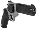 Taurus 2440065RH Raging Hunter 44 Rem Mag 6rd 6.75 in Picatinny Rail/Ported Barrel, Matte Black Oxide Finish Cylinder, Matte Finish Stainless Steel Frame & Black Rubber with Integrated Red Cushion Insert Grip , Revolver