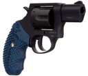 Taurus 2856021MVZ16 856 38 Special +P Caliber with 2 in Barrel, 6rd Capacity Cylinder, Overall Matte Black Finish Carbon Steel & Blue VZ Cyclone Grip , Revolver
