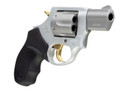 Taurus 2856029ULGLD 856 Ultra-Lite 38 Special Caliber with 2 in Barrel, 6rd Capacity Cylinder, Overall Matte Finish Stainless Steel, Gold Trigger/Hammer Frame & Finger Grooved Black Rubber Grip , Revolver