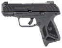 Ruger 3815 Security-9 Compact Pro 9mm Luger 3.42 in Barrel 10+1, Black Polymer Frame With Picatinny Acc. Rail, Front Serrated Black Oxide Steel Slide, Trigger Safety, Pistol