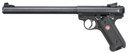 Ruger 40173 Mark IV Target 22 LR 10+1 10 in Overall Blued Bull Barrel, Slide & Frame, Black Checkered Polymer Grips, Pistol