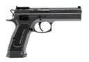 SAR USA K12STSP K12 Sport 9mm Luger 17+1 4.70 in Stainless Target Crown Steel Barrel, Stainless Steel Serrated Slide, Stainless Steel Frame w/Beavertail, Gray Polymer Grip, Manual Thumb Safety, Right Hand, Pistol