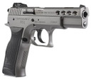 SAR USA P8LST P8L 9mm Luger 17+1, 4.60 in Black Ported Steel Barrel, Stainless Steel Ported/Serrated Slide, Stainless Steel Frame w/Beavertail, Black Polymer Grip, Manual Thumb Safety, Right Hand, Pistol