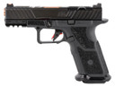 ZEV Technologies OZ9 Compact Pistol OZ9CXCPTBBRZ, 4" Bronze Barrel, Polymer X Grip, Black, 17 Rds