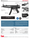 H&K 81000477 SP5 9mm Luger 30+1 8.86 in Black Steel Barrel, Black Aluminum Receiver, Black Polymer Grips, Pistol
