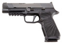 Wilson Combat SIGWCP320F9B P320 9mm Luger 17+1 4.70 in Chrome Moly Barrel, Black DLC Serrated Stainless Steel Slide, Black Polymer Frame w/Picatinny Rail, Black Polymer Grip, Pistol