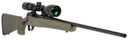 Howa HGP27MMG M1500 Gamepro Gen2 7mm Rem Mag 3+1 24 in Threaded Barrel, Blued Metal Finish, Green Fixed Hogue Pillar-Bedded Overmolded Stock, Includes GamePro 4-12x40mm Scope, Rifle