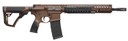 Daniel Defense 0208815126055 DDM4 M4A1 *CA Compliant 5.56x45mm NATO 14.50 in 10+1 Mil-Spec Brown Cerakote 6 Position w/SoftTouch Overmolding Stock, Rifle