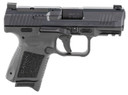 Canik HG5643N TP9 Elite Sub-Compact 9mm Luger 15+1/12+1 3.60 in Black Nitride Match Grade Barrel, Optic Ready/Serrated Steel Slide & Black Polymer Frame w/Picatinny Rail Black Interchangeable Backstrap Grip, Pistol