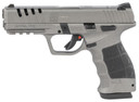SAR USA SAR9X SAR9X 9mm Luger 4.40in Barrel 17+1 Or 19+1 , Platinum Cerakote Frame With Picatinny Acc. Rail , Lightening Cut Slide , Black Interchangeable Grip Panels Backstraps , Manual Safety