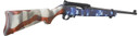 Ruger 31154 10|22 Carbine 4th Edition 22 LR 10+1 18.50 in American Flag Satin Black Right Hand