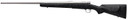 Winchester 535242299 Model 70 Extreme Weather 6.8 Western 3+1 24 in Matte Stainless Fluted Muzzle Brake Barrel, Charcoal Gray Bell & Carlson Synthetic Stock w/Sculpted Cheekpiece, , Rifle