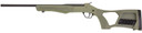 Rossi SSP1OD Tuffy Single Shot 410 Gauge with 18.50 in Barrel, 3 in Chamber, 1rd Capacity, Matte Black Metal Finish & OD Green Fixed Thumbhole with Shell Holder Stock Right Hand (Youth), Shotgun