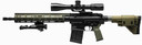 H&K 81000498 MR762 A1 Long Range Package III 7.62x51mm NATO Caliber with 16.50 in Barrel, 20+1 Capacity, Black Metal Finish, FDE Adjustable Stock & Polymer Grip Right Hand Includes Scope & Bipod, Rifle