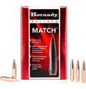 Hornady 2250 Match 22 Cal .224 53 gr Hollow Point Match 100 Per Box/ 40 Case, Reloating Bullets