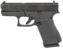 Glock UX4350201 G43X Sub-Compact 9mm Luger 10+1 3.41 in Black GMB Barrel, Black nDLC Serrated Steel Slide, Black Polymer Frame w/Beavertail, USA Made, Pistol