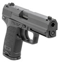 H&K 81000309 USP V1 SA/DA 9mm Luger Caliber with 4.25 in Barrel, 10+1 Capacity, Overall Black Finish, Serrated Trigger Guard Frame, Serrated Steel Slide & Polymer Grip Includes 2 Mags, Pistol