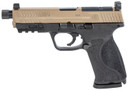 Smith & Wesson 13450 M&P M2.0 OR Spec Series Kit Full Size 9mm Luger 17+1 4.60 in Black Armornite Steel Threaded Barrel, FDE Optic Ready/Serrated Stainless Steel Slide, Matte Black Polymer Frame w/Picatinny Rail, Crimson Trace 1500 Red Dot, Pistol