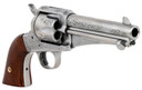 Taylors & Company 550408 1875 Army Outlaw 45 Colt (LC) Caliber with 5.50 in Barrel, 6rd Capacity Cylinder, Overall White Engraved Finish Steel & Walnut Grip , Revolver