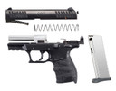 Walther Arms 5083500 CCP M2 + Carry Frame 9mm Luger 8+1, 3.54 in Stainless Steel Barrel, Black Cerakote Serrated Steel Slide, Black Polymer Frame w/Picatinny Rail, Black Finger Grooved Grip, Manual Thumb Safety, Right Hand, Pistol