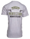 Glock AA75118 Pursuit Of Perfection Heather Gray Cotton/Polyester Short Sleeve Medium Graphic T Shirt