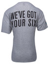Glock AP95682 We've Got Your Six Gray Cotton/Polyester Short Sleeve Large