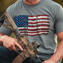 Magpul MAG1180040S P-Mag Flag Silver Cotton Short Sleeve Small Graphic T Shirt