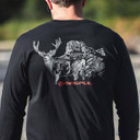 Magpul MAG1233010S Muley Charcoal Gray Cotton Long Sleeve Small Graphic T Shirt