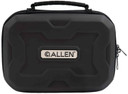 Allen 829 EXO, Handgun Case Black Polymer, Molded Carry Handle, Egg Crate Foam & Lockable Zippers 9 in x 6.25 in Interior Dimensions
