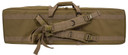 GPS Bags DRC42FDE Double FDE 600D Polyester w/ 2 Padded, Pistol Sleeves MOLLE Webbing & Lockable Zippers Rifle Case