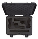 Nanuk 910CLASG1 910 Classic 2 Up, Pistol Case Black Polymer w/ Latches & Closed-Cell Foam Padding 13.20 in L x 9.20 in W x 4.10 in H Interior Dimensions