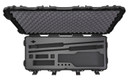 Nanuk 985TAK1 985 Takedown Waterproof Black NK-7 Resin w/ Foam Padding Wheels & Handle, Rifle Case