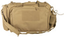 NcStar CVCRB2950T VISM Competition Range Bag with Padded Side Pockets, Lockable Zippers, Mag Pockets, Large D-Rings, Wide Padded Shoulder Strap & Tan Finish