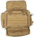 NcStar CVCRB2950T VISM Competition Range Bag with Padded Side Pockets, Lockable Zippers, Mag Pockets, Large D-Rings, Wide Padded Shoulder Strap & Tan Finish