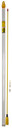 Pro-Shot CR36270 Coated Cleaning Rod .270 Cal, Rifle #8-32 Thread 36 in Steel
