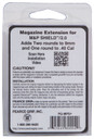Pearce Grip PGMPS+, Magazine Extension made of Polymer with Texture Black Finish & 1 in Gripping Surface for S&W M&P Shield, M&P Shield M2.0 (Adds 2rds 9mm Luger, 1rd 40 S&W)