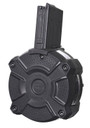 ProMag DRMA24 Standard 65rd Drum w/ Capacity Window 223 Rem/5.56x45mm Fits AR-15 Black DuPont Zytel Polymer, Magazine